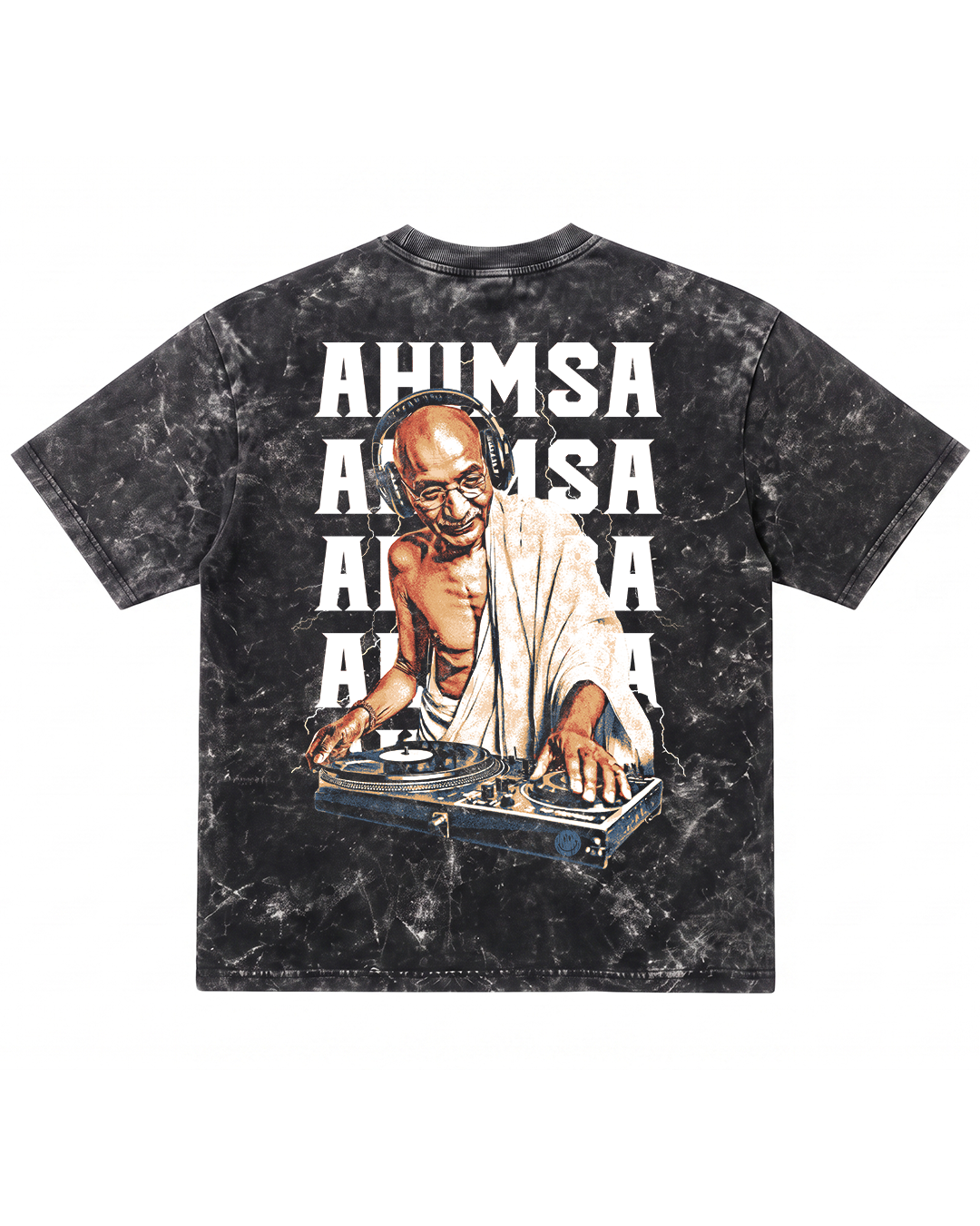 AHIMSA — Oversized Tee (Acid Wash)