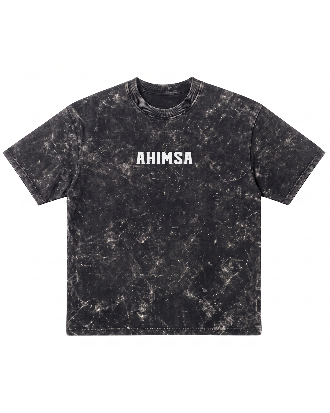 AHIMSA — Oversized Tee (Acid Wash)